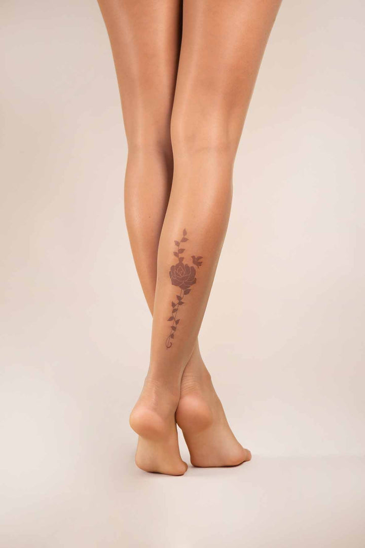 Collants de Rosas e Pássaros