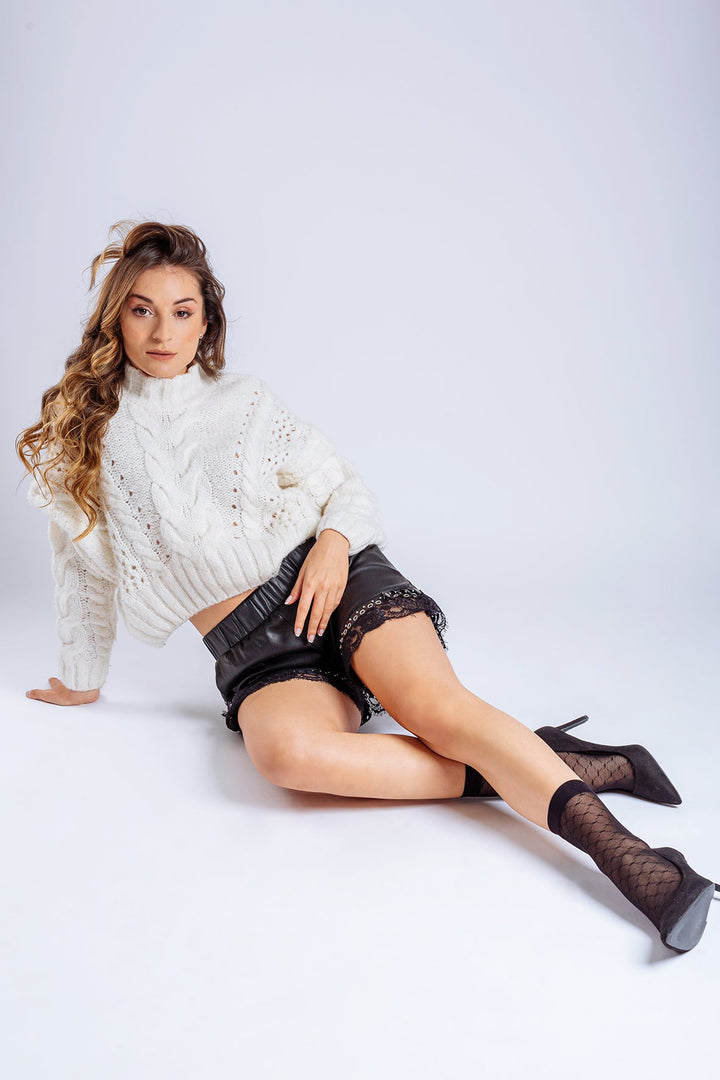 Semi-opaque Ankle socks Queen