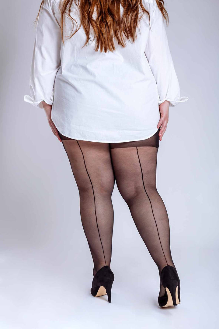 Collants Plus Size Back Stripe
